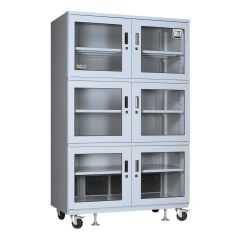 StatPro XUSTLSDC2001-CM Super Fast Dry Cabinet with 6 Chambers & Glass Doors, 29.9" x 47.2" x 76.2"