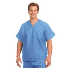 Fashion Seal® 78737 Unisex Scrub Shirt, Ciel Blue