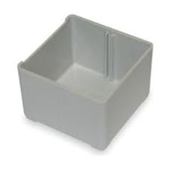 Plastic Bin, 3" x 3" x 2.125"