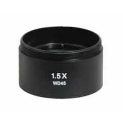 Auxiliary Objective Lens for 7-45x Stereo Zoom Microscopes, 1.5x