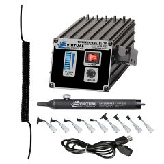 Virtual Industries TV-1500-ELITE-110 ESD-Safe TWEEZER VAC™ Elite 110V System with Buna-N Static Dissipative Non-Marking Vacuum Cups