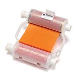 Heavy-Duty Print Ribbon, Orange, 4.33