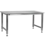 CleanPro™ Stainless Steel Electric Lift Cleanroom Workbench with Stainless Steel Work Surface