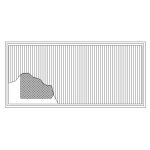 Envirco 69601-001H 2' x 4' Roomside Replaceable HEPA Filter with Gel Seal