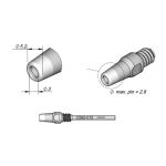 Through-Hole Desoldering Tip, 3.0 x 5.2mm