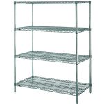 Metro N316K3 Metroseal 3™ Epoxy Super Erecta® 4-Shelf Wire Shelving Rack, 18" x 24" x 63"