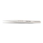 StatPro 3C-SA-SP Economy Precision Anti-Magnetic Stainless Steel Tweezer with Straight, Very Fine Pointed Tips, 5" OAL