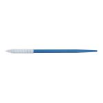 Teknipure TKS521F TekniSwab Polyurethane Foam Cleanroom Swabs with Pointed Spiral Tip & Pointed Blue Polypropylene Handle, 2.7" OAL (Case of 2,500)