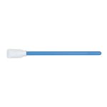 Teknipure TKS571MDF TekniSwab Microdenier Polyester Covered Foam Cleanroom Swabs with Rectangular Head, & Blue Polypropylene Handle, 5" OAL (Case of 1,000)