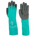 Ansell 58-735 Alphatec® Anti-Static Cut & Chemical-Resistant Nitrile Gloves, Gray/Green