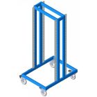 CCSWS2256 Column-Style Welded SMT Cart, 22" x 29" x 56"