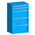 BenchPro LBAH5272 Cabinet with 5 Drawers, 4", 5", 12", 12", 12"