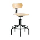 Bevco 1500/5 Swivel II 5 Leg Chair, Plywood