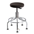 Bevco 3210E-F Fabric ESD Stool with Tubular Steel Base, 19"-24"