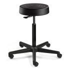 Bevco S3500 ErgoLux Bench Height Backless Stool with 5-Star Base, Polyurethane