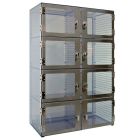 CleanPro Wafer Storage Desiccator Cabinet with Clear Acrylic or Static Dissipative PVC