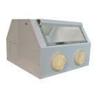 Laboratory Glove Box, Two Users, White Polypropylene