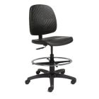 Cramer Rhino Mid-Height Chair with Black Nylon Base, Black Urethane 