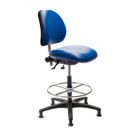 ergoCentric Ergo F 200 Bench Height Chair, Vinyl