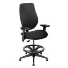 tCentric Hybrid&trade; Counter Height Task Chair with Upholstered Back & Seat