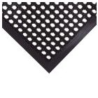 Ergomat EX Industry Anti-Fatigue Mat with Holes, Black