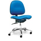 Gibo/Kodama C7000ATV Stamina Vinyl Class 100 Cleanroom Chair with Saddle Seat 