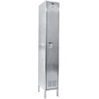 Hallowell 1-Tier Stainless Steel Lockers - Single Locker