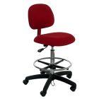 Industrial Seating Series 60 ESD Bench Height Chair with Black Nylon Base, Conductive Fabric 