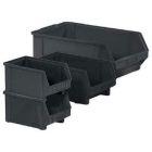 LEWISBins+  Plastibox&reg; ESD Parts Bins, Black 