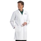 Fashion Seal® 420 Twill Knee-Length Mens' Lab Coat with 1 Inner & 2 Outer Pockets, White