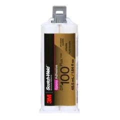 3M Scotch-Weld&trade; DP100 Plus Self-Leveling Epoxy Adhesive, Clear, 48.5ml Duo-Pak