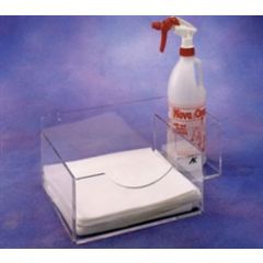 AK, LTD. AK-107 Acrylic Wipe Station, 10" x 14" x 5.5"