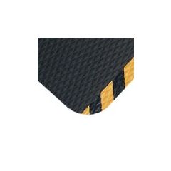 Andersen 423 Hog Heaven Indoor Wet/Dry Anti-Fatigue Mat, Black with Striped Border 