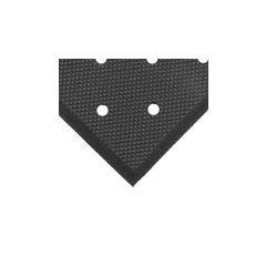 Andersen 496 Complete Comfort Indoor/Outdoor Anti-Fatigue Mat with Drainage Holes, Black