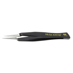 Aven Tools 18013ARS Artis AA-SA ESD-Safe Stainless Steel Tweezers with Fine Tips, 5" OAL