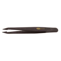 Aven Tools 18517 2C Plastic Tweezers with Fine, Straight Tips, 4.5" OAL