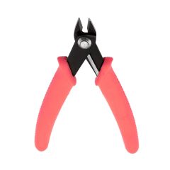 Botron B09170P Tapered Head Flush Carbon Steel Micro Cutter for 18 AWG, Pink