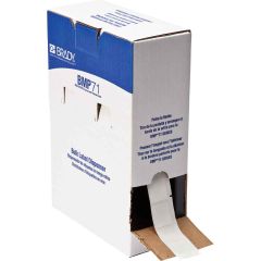 Brady Worldwide BM-64-427 Self-Laminating Vinyl Wire & Cable Labels, White/Clear, 1" x 3.375", Roll of 1,000