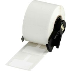 Brady Worldwide M6-1-425-FT T-Flag Matte Polypropylene Labels, White, 1.18" x 0.788", Roll of 250