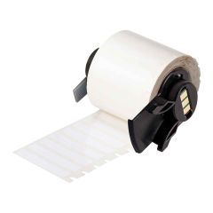 Brady Worldwide M6-28-423 Harsh Environment Multi-Purpose Polyester Labels, White, 1.5" x 0.25", Roll of 750