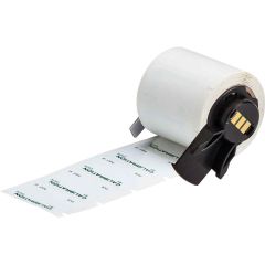 Brady Worldwide M6-30-423-CALI "CALIBRATION" Harsh Environment Multi-Purpose Polyester Labels, Green/White, 1.5" x 0.75", Roll of 250