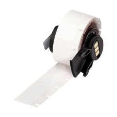 Brady Worldwide M6-7-423 Harsh Environment Multi-Purpose Polyester Labels, White, 0.5" x 0.5", Roll of 500