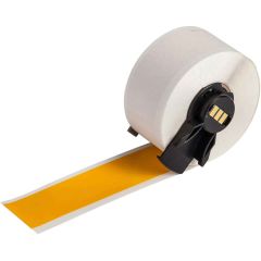 Brady Worldwide M6C-1000-439-YL Multi-Purpose Vinyl Label Tape, Yellow, 1" x 50' Roll