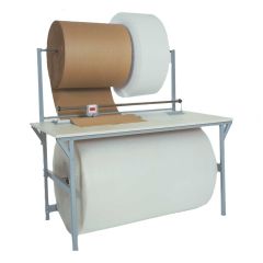 Bulman Products A692R-1 30" x 64" Packing & Dispensing Table with Shear Cutter & Roll Holder