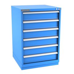 Champion Tool Storage Standard Width Counter Height Cabinet with 72 Compartments & 6 Drawers, 28.5" x 28.25" x 41.75"