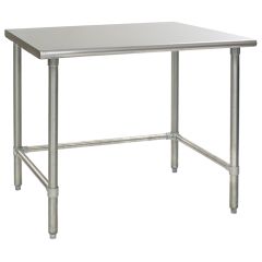 Eagle Deluxe Series Stainless Steel Table with Tube Base