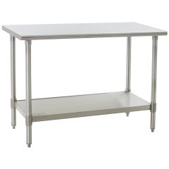 Eagle Spec-Master&reg; Stainless Steel Table with Shelf Base