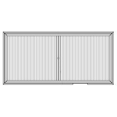 Envirco S69563-001 2' x 4' Roomside Replaceable Extruded HEPA Filter with Gel Seal