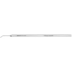 Excelta 330E &#9733;&#9733;&#9733; Stainless Steel Probe with Chiseled, 45&deg; Angled, Mini Fine Tip, 6.0" OAL