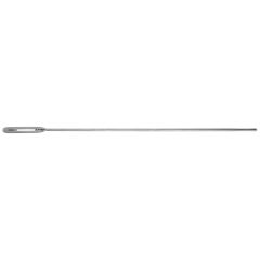 Excelta 333E &#9733;&#9733; Stainless Steel Probe with Straight, Eye-Hole & Paddle Tip, 6.0" OAL